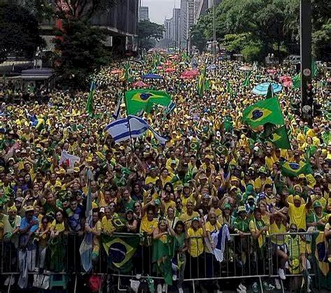 No último dia 25 de fevereiro, uma manifestação em apoio ao ex-presidente Jair Bolsonaro ocorreu na Avenida Paulista, em São Paulo.